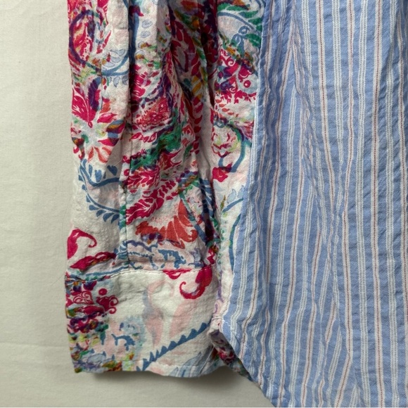 Westbound Floral Red and Blue Button Down shirt Women’s size XL - Picture 4 of 5